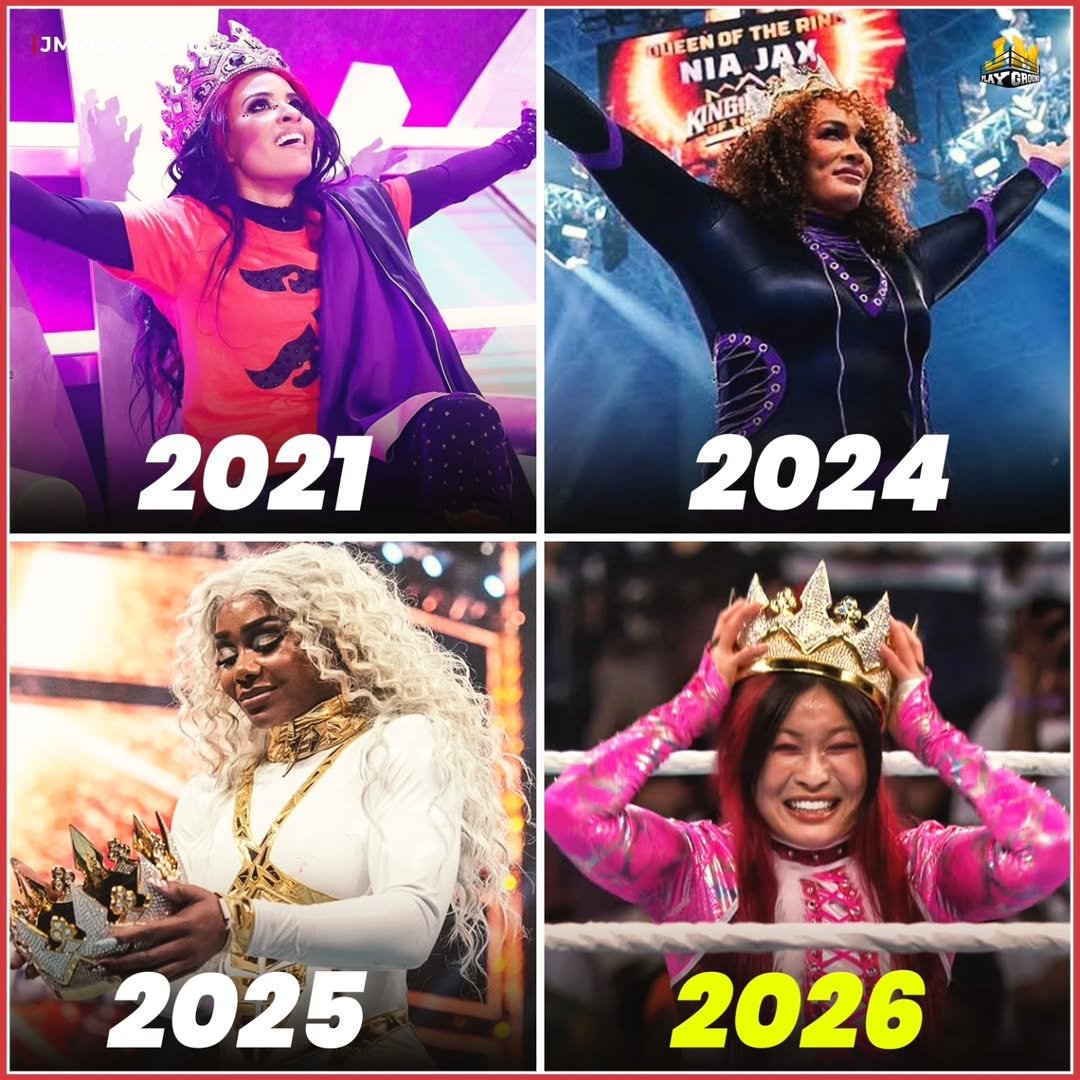 RomanEra0's tweet photo. Evey Queen Of The Ring Winner From 2022-2026

#WWENOC https://t.co/PfGpIAN1a9