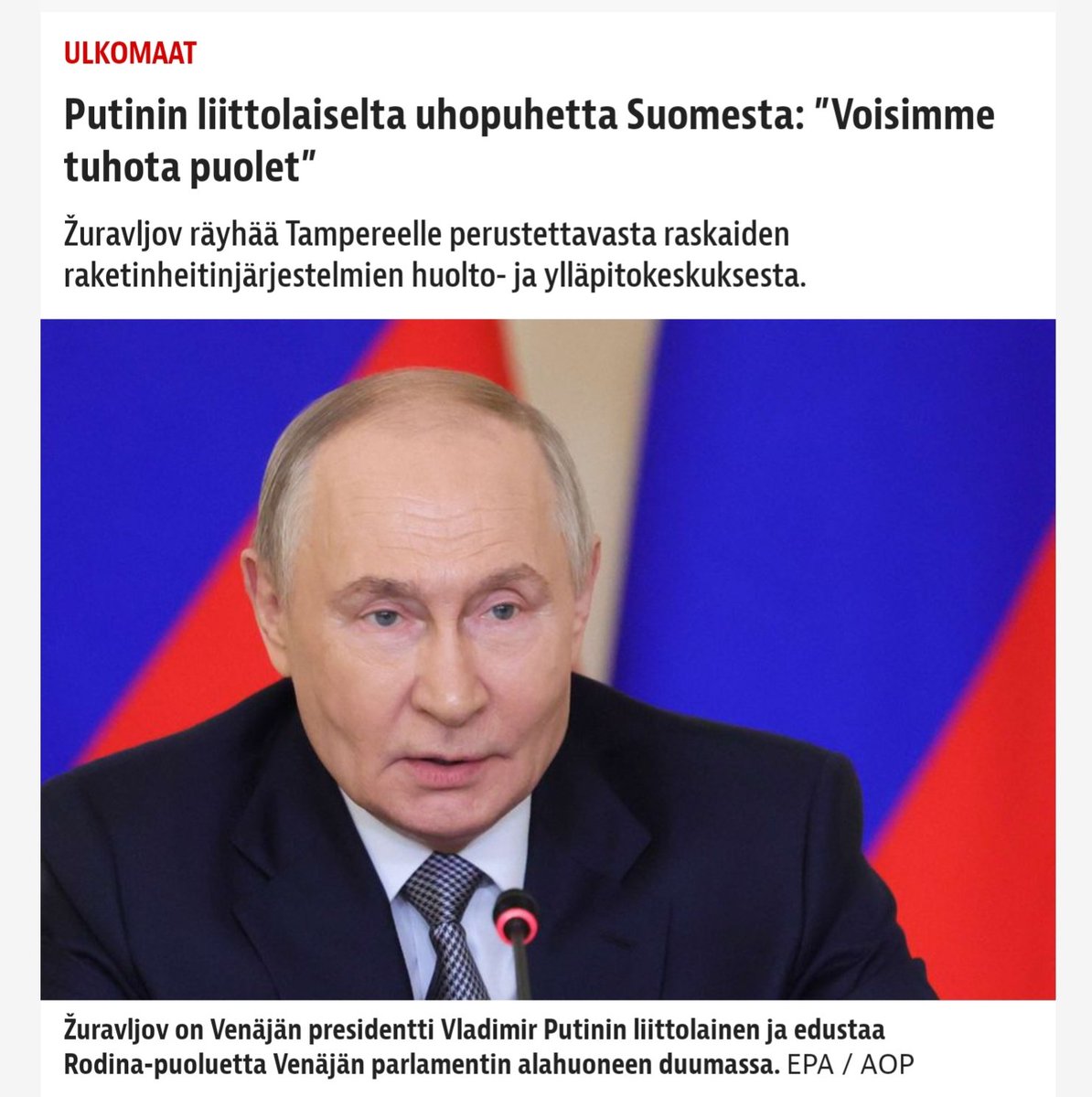 PenttiImmonen1's tweet photo. Tervetuloa! 😂 Eikös siellä Raatteentien varessa makaa edellisetkin 200 000 🇷🇺:tä? ⛽💥💣 #putinin 🤡
🇺🇦 SLAVA UKRAINI !💪🎖️ https://t.co/8HJncgTCr2