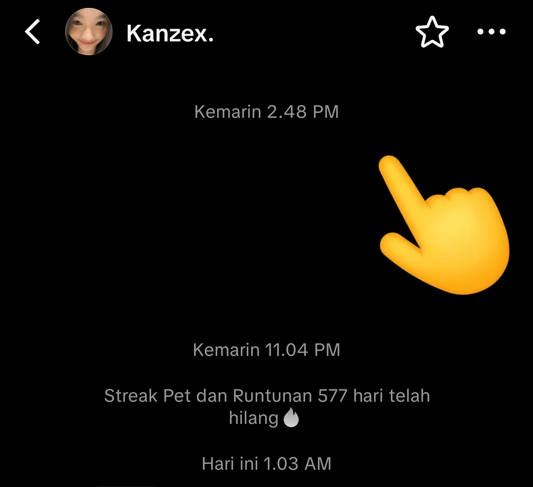 Satrio_ORio's tweet photo. Nooo 😭 Hari hancur,
577 = 1 tahun setengah
@KannZex https://t.co/3lS3gnkiLA