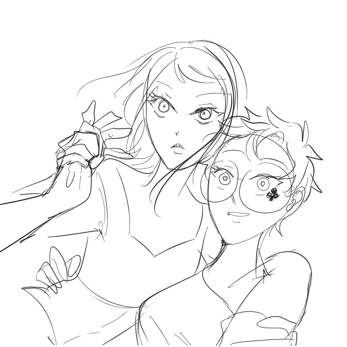 ryllen_art's tweet photo. Their dynamic be like (1/2) https://t.co/BthFKf08ED