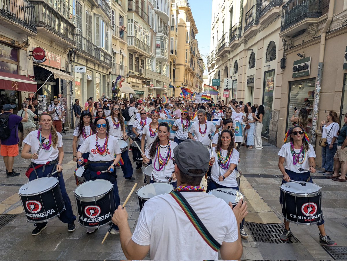 IUMalaga's tweet photo. 🏳️‍🌈🏳️‍⚧️ Todos los días son días de Orgullo.

Viva la #Málaga que día sí y día también, se levanta contra la intolerancia.

Por ellos, por ellas, por elles, seguirnos en la pelea ✊ https://t.co/0CIPd36wIS