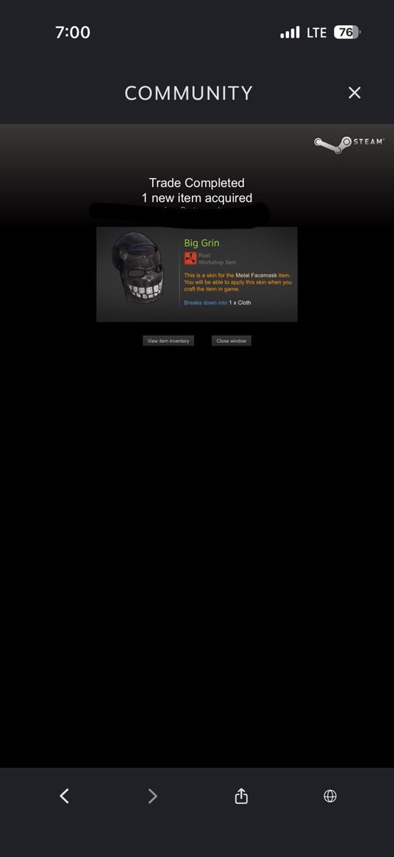arsh_qaiser's tweet photo. Always buying rust skins as well! https://t.co/hnzsdmSHrU