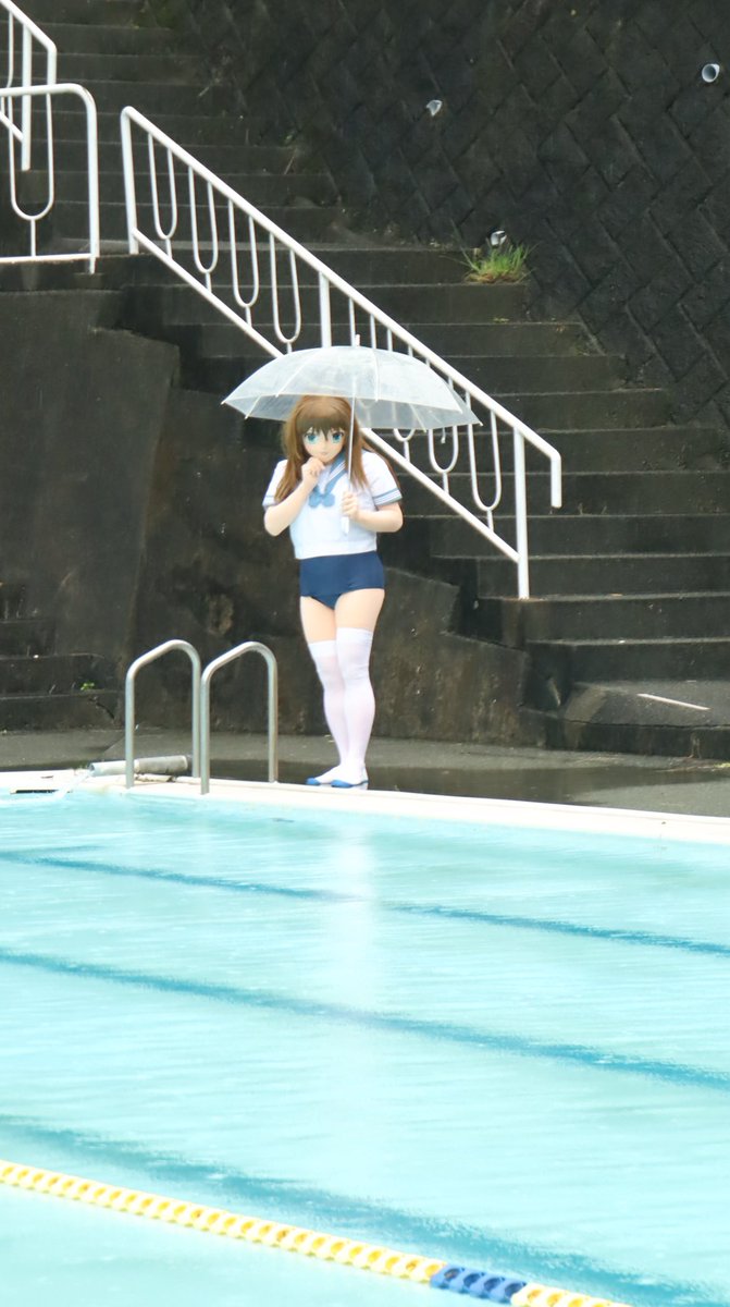 naru3_kig's tweet photo. 雨でプールお休みです https://t.co/O2FKeZlu2i