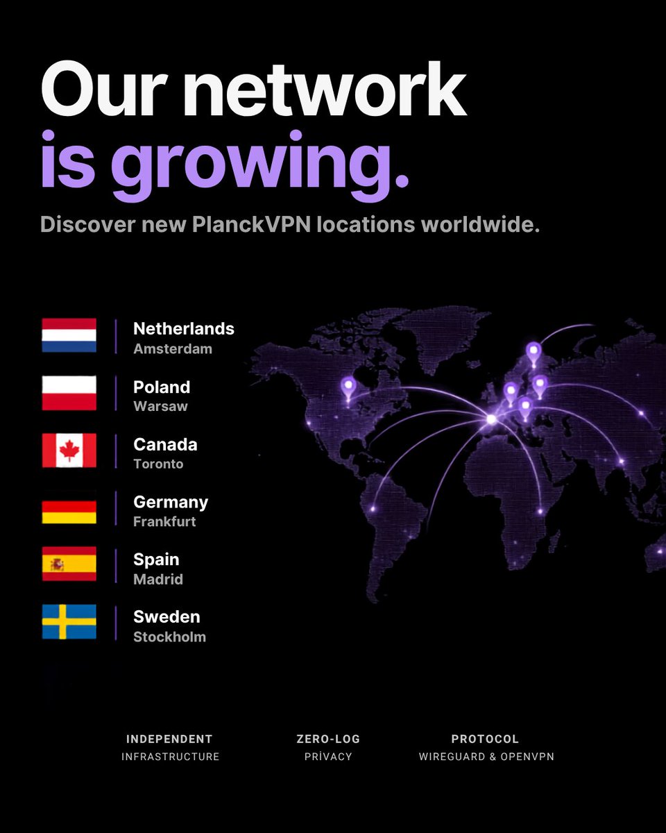 Planck VPN tweet media