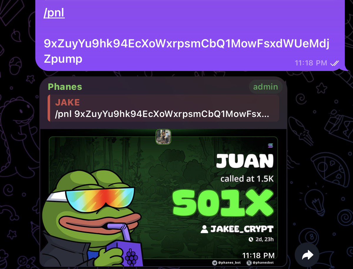 Jakee_cryptt's tweet photo. 501X profit gain on $JUAN 🔥🚀🚀
Massive printing on my Tg 🖨️🔥💸💸💸

9xZuyYu9hk94EcXoWxrpsmCbQ1MowFsxdWUeMdjZpump https://t.co/Jk9t32Xh1i