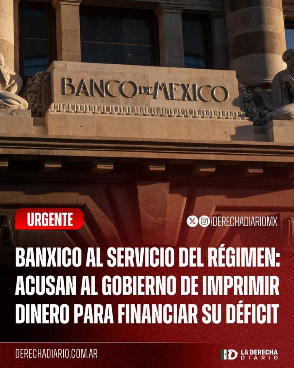RaulAragonLoya's tweet photo. Está en la circular 8/2026 del BANXICO.

Traducido al español: el Banco de México ha empezado a imprimir billetes para financiar la quiebra en la que MORENA metió al país. Esta historia ya la hemos vivido. VA A TERMINAR EN INFLACIÓN Y DEVALUACIÓN.

MORENA está destruyendo a México