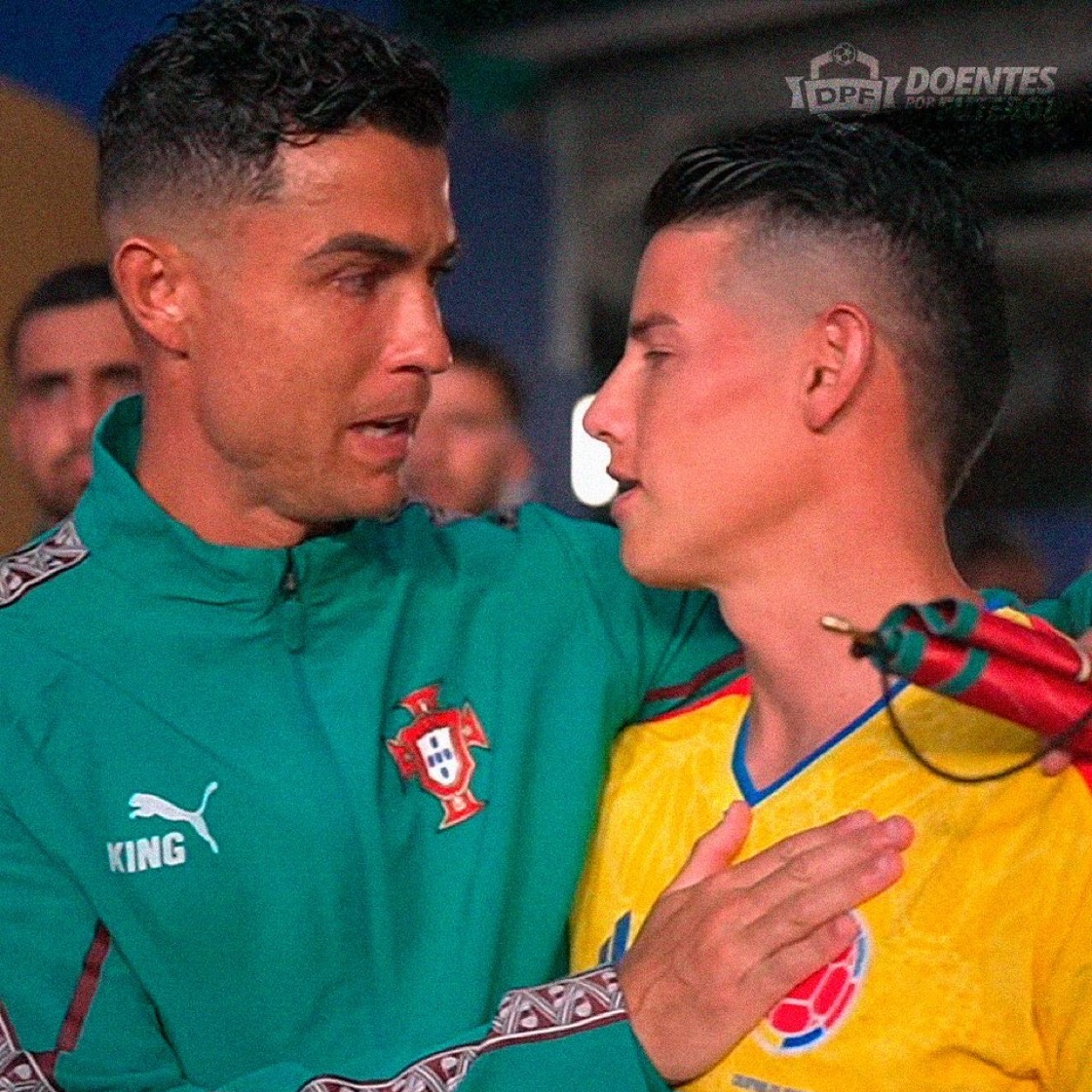 MadridXtra's tweet photo. 🤍 Cristiano Ronaldo x James Rodríguez REUNITED! https://t.co/uuRNRaCbpI