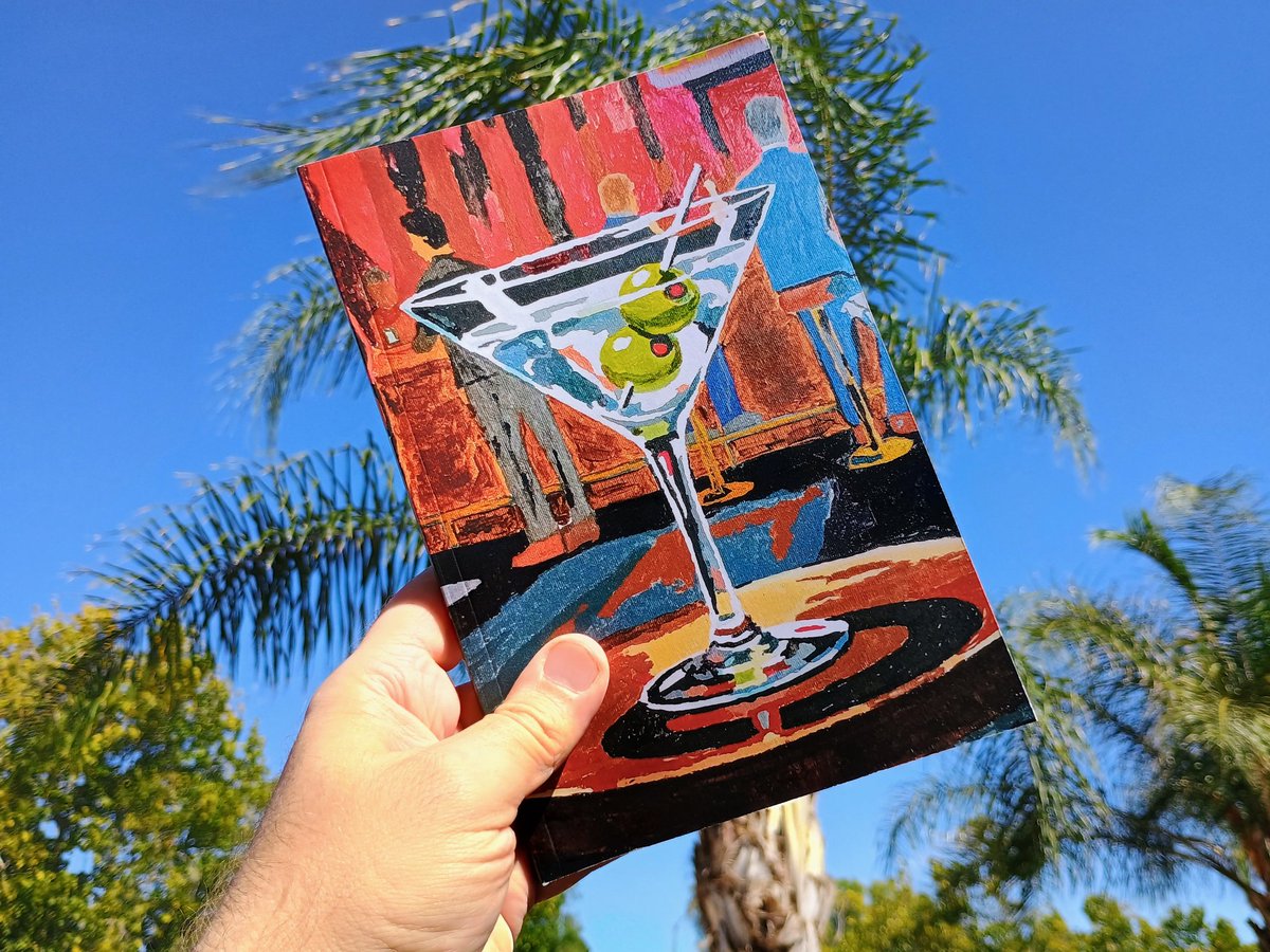 DanMillhouse's tweet photo. Two Olives, One Martini by Journals by Daniel Millhouse. This 150 page notebook is available now on Amazon.

https://t.co/xGOiyePndk

#JournalsByDanielMillhouse #Martini #Jourmals #Notebooks #Notes https://t.co/R1gdIrNCIR