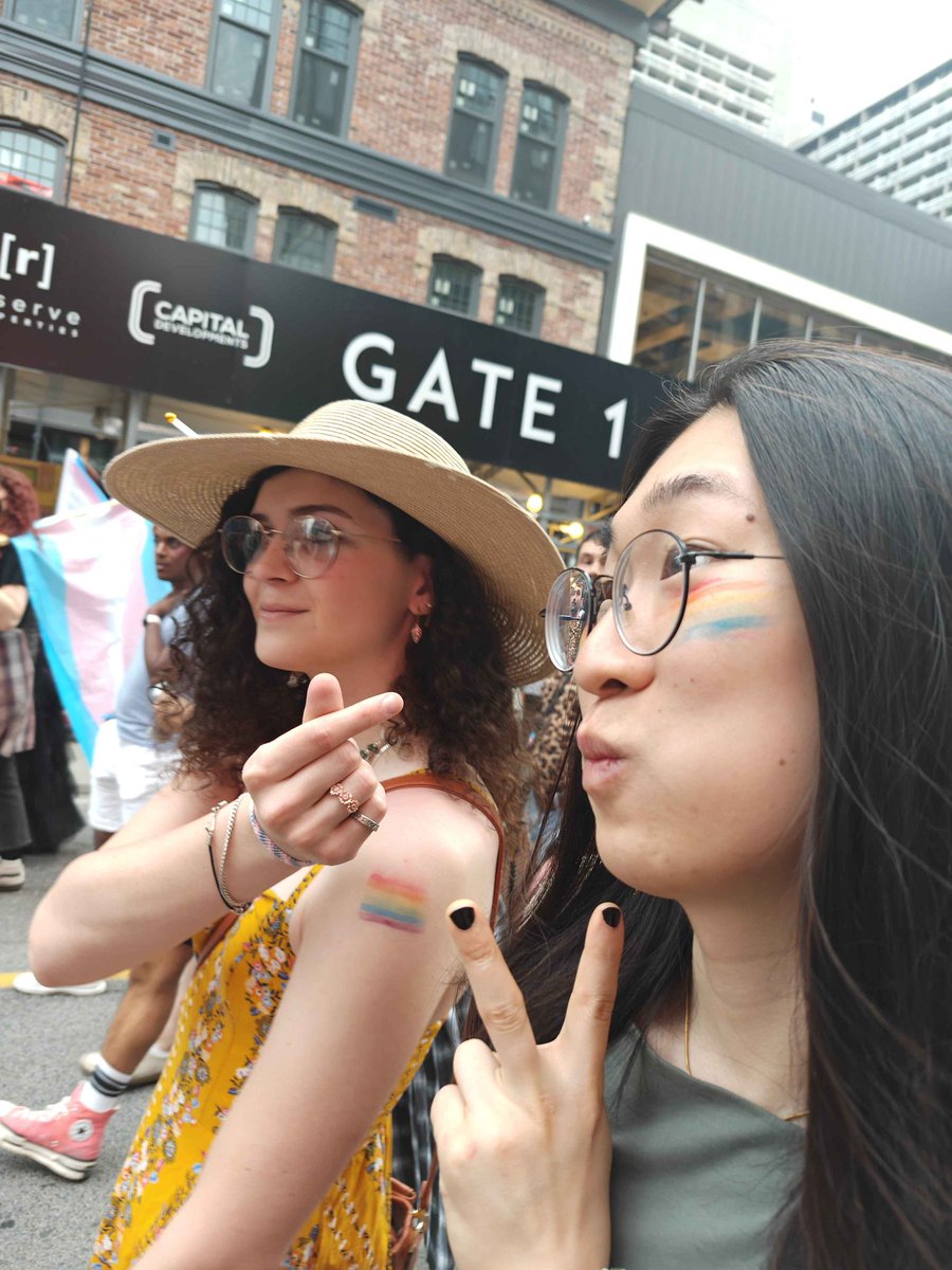 Shrimpathiser's tweet photo. More pics from the #Toronto #Trans march!!!! 
I had so much fun!! https://t.co/bwGEhe7H45