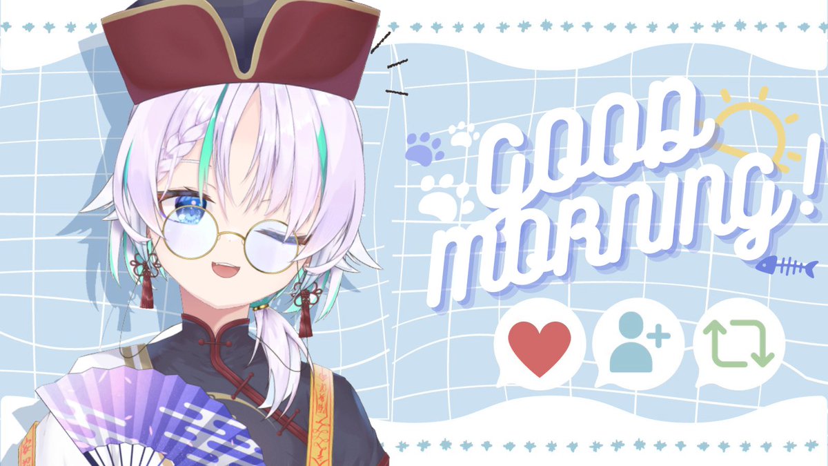 AmaneShu_VT's tweet photo. おはよー☀️(っ ॑꒳ ॑ ᐢ ）

今日はバイトじゃーい！
台風もあっちいって電車がちゃんと動いてくれて助かった🚃
今日も頑張るぞ〜💪(:3ヽ)_

#おはようVtuber https://t.co/olaKCPKR5C
