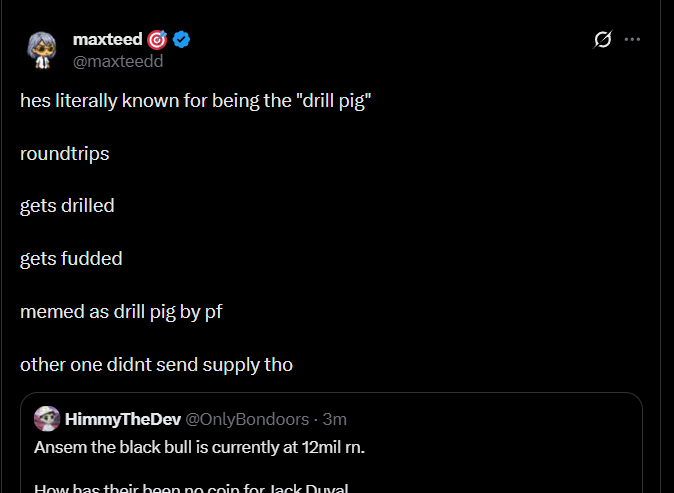 cryptobearmcap's tweet photo. @jackduval Shit is so corny bro. Making fake twitters and making fake narratives about yourself to rug it. https://t.co/zm9CnN62aJ