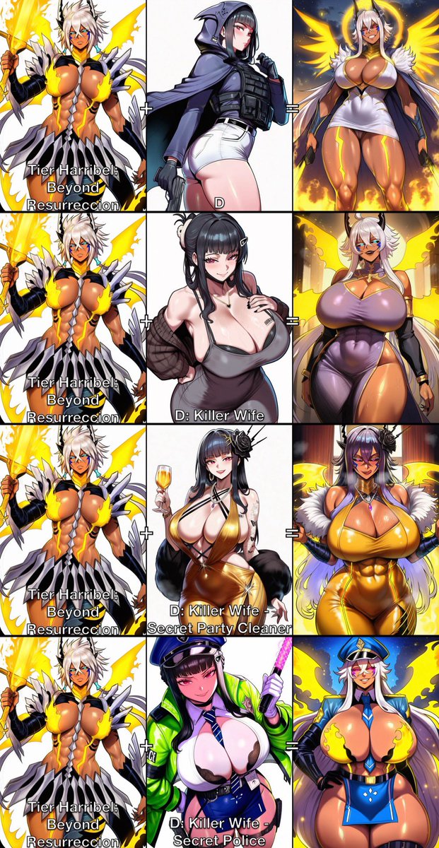 PyroKnightAI's tweet photo. Extrinsic Overspec Fusions Pt 1

Oh my God I went so far overboard on this one. 🫠 I hope y’all enjoy

#AI #AIart #Fusion #Fusions #Nikke #Bleach https://t.co/kSECQ0P1Pr