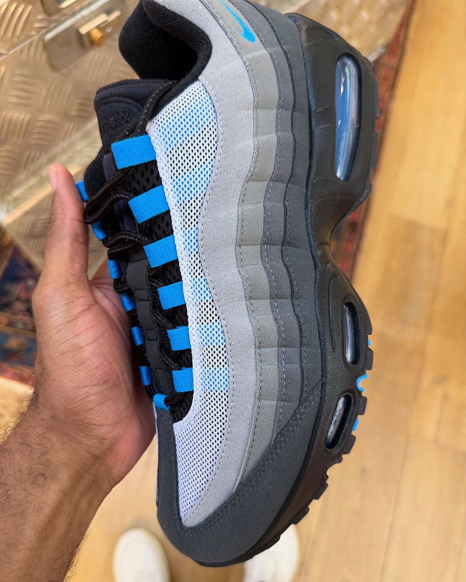 110slad's tweet photo. Nike Air Max 95 “Black Tongue” Pack 2027 https://t.co/8IA2Y0hAcV