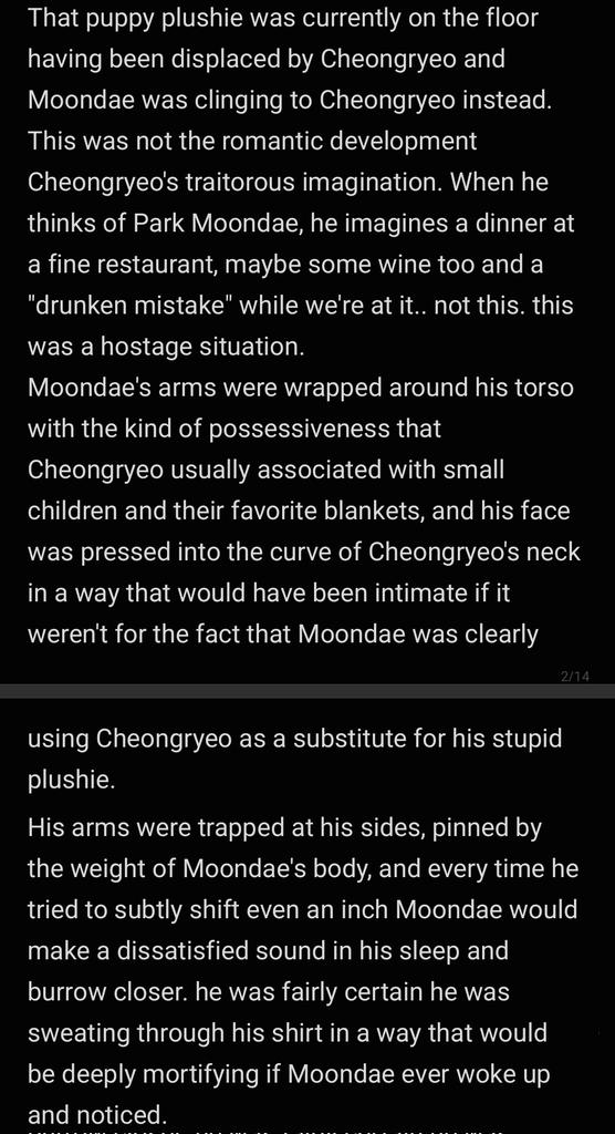 240cejj's tweet photo. #엋문 fic because ImNotPostingThisOnAo3 (1/2) https://t.co/VYOzF6Ww4M