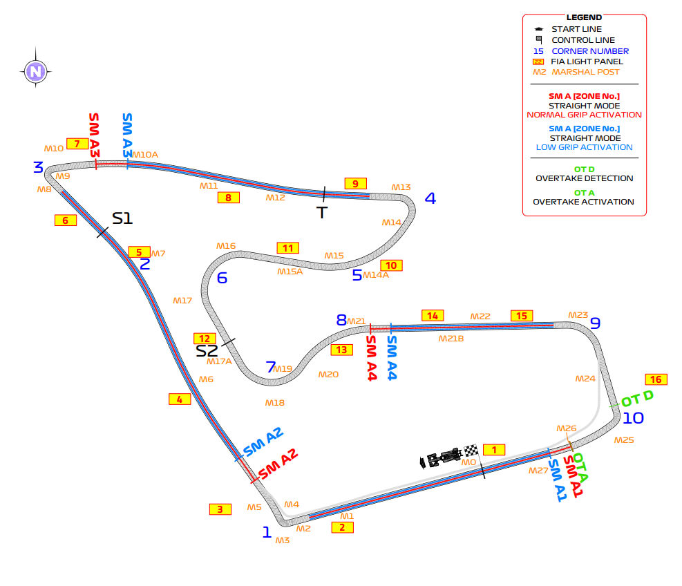 f1speed_indo's tweet photo. Sedikit meluruskan informasi soal perkara yellow flag  di kualifikasi Austria kemarin, seperti inilah kronologi sebenarnya:

➡️ Verstappen crash di T9
➡️ Single-yellow di Post-Sector 15
 ---- Antonelli lewat, mengira double-yellow, dia melambat & batalkan hot lap. Diralat Bono kalau itu adalah single-yellow.
----- Russell lewat, melihat cuma single-yellow, dia cuma lepas gas & tetap selesaikan hot lap. Sudah sesuai regulasi.

➡️ Jarak 22 detik, Post-Sector 15 baru berubah menjadi double-yellow. Kenapa cuma single-yellow, alasannya adalah posisi mobil crash jauh di run off area. Tidak halangi langsung di sirkuit.
➡️ Muncul lagi single-yellow di Post-Sector 14. Ini bendera kuning berbeda. Tidak terkait dengan sector setelahnya. Jadi Post-Sector 15 tetap berubah jadi double-yellow, tidak downgrade.