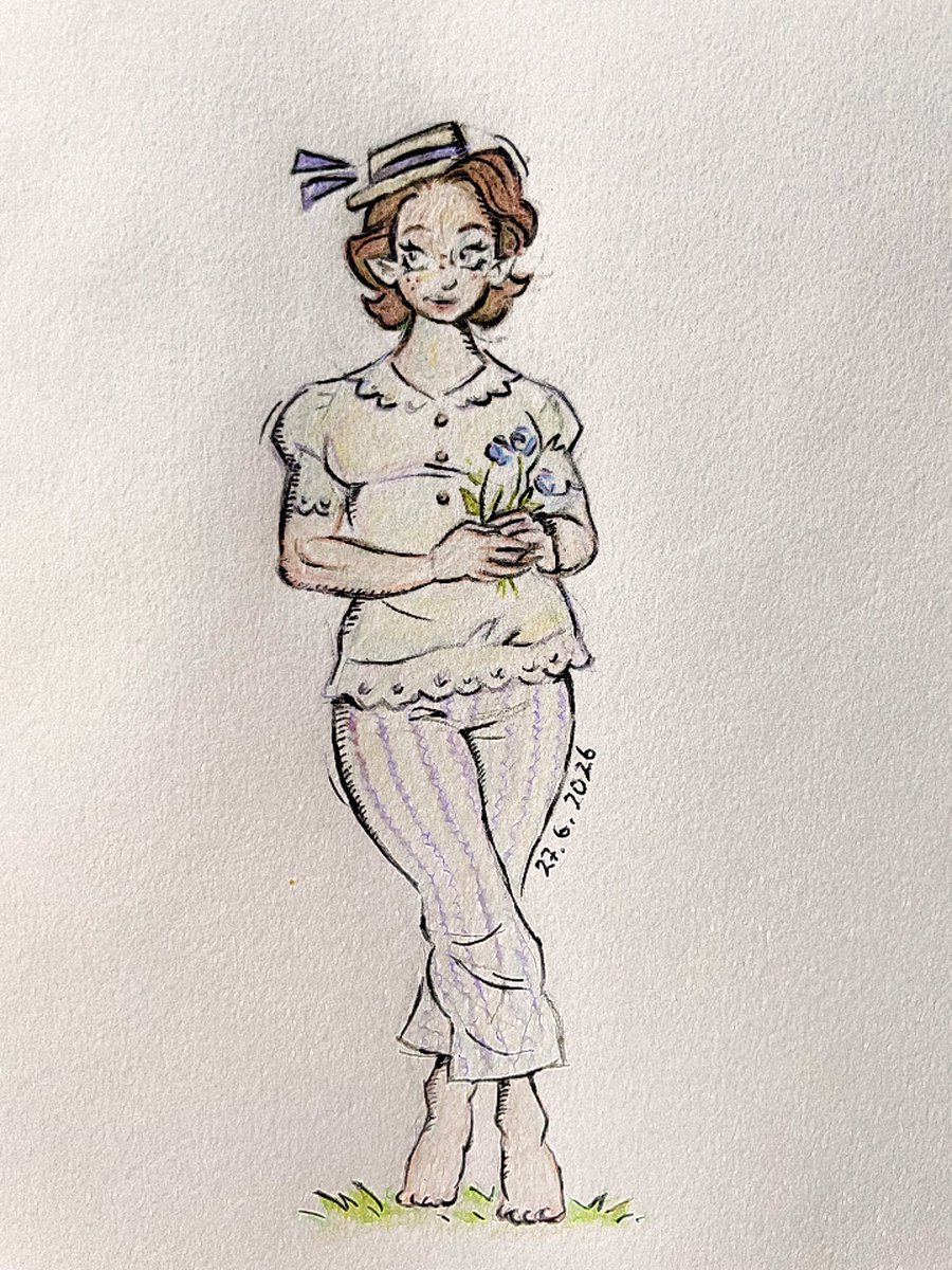 sackofbats's tweet photo. Drew Rue in my cottage fit :3 https://t.co/mNjGmDbJnx