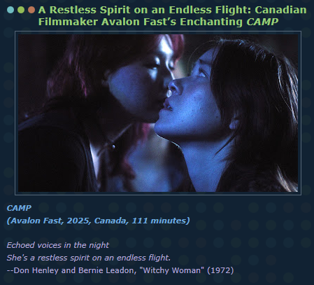 kcfennessy's tweet photo. I very much enjoyed Canadian director Avalon Fast's second feature, CAMP, which premiered in Seattle at @siffnews. Now playing @IFCCenter, @laemmleglendale, and @alamodrafthouse locations. Opens at the Beacon on July 24 and @nwfilmforum on July 25.

More: https://t.co/jD9gaDNmXq https://t.co/K9ObODQQWu