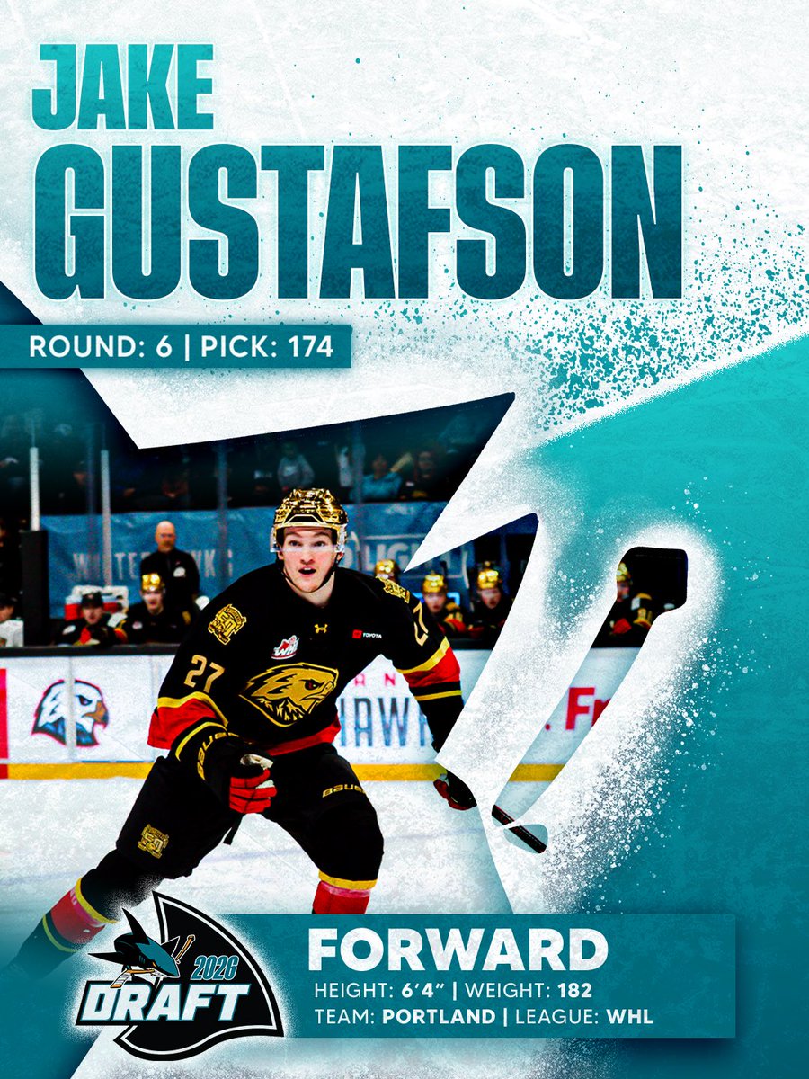 SanJoseSharks's tweet photo. Jake Gustafson is coming home! https://t.co/XM6U3oOx2E