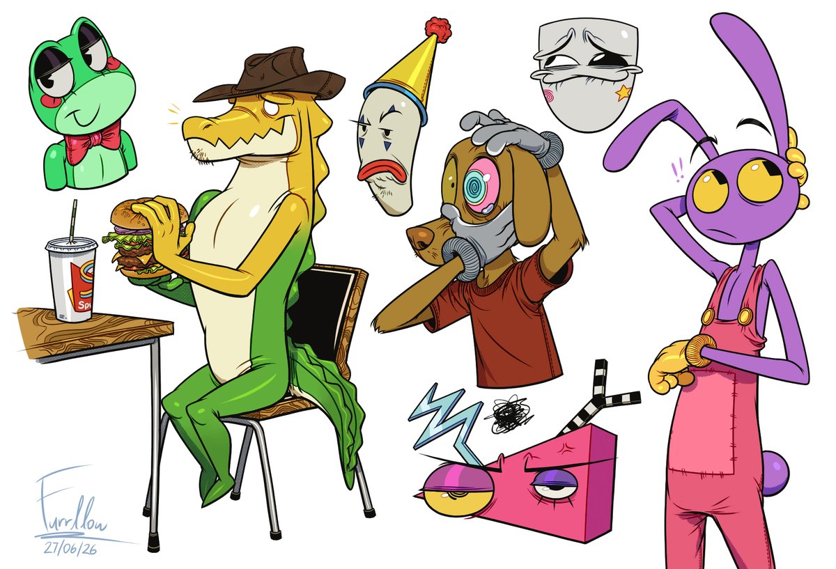 Furrllowart's tweet photo. TADC Doodles! 

#tadc https://t.co/wUtNtwz6JD