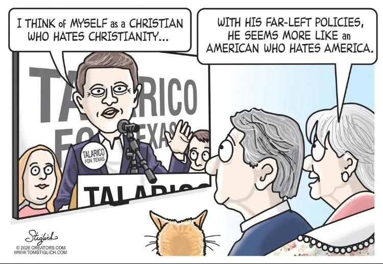 RYboating's tweet photo. Talafreako (Talarico) is just another example of the type of garbage the left chooses to run for office. 

I have lost track of all the whackos the left is running as candidates. 🙄

The Dem party train has done run off the tracks! https://t.co/7VJ6JX6IbT