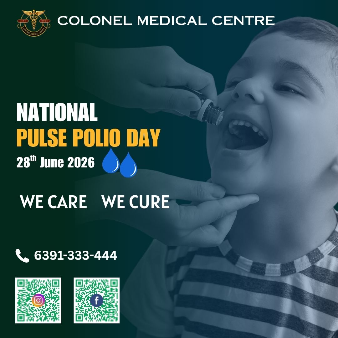 Col_Med_Centre's tweet photo. Tiny drops. Mighty protection.
Every child deserves the chance to grow, play, and dream. This National Pulse Polio Day, let's do our part—
Protect every child. Vaccinate every child.

#ColonelMedicalCentre  #ghaziabad #obstetrics #gynaecology #paediatrics #wecare #wecure https://t.co/khlE5iR3Ki