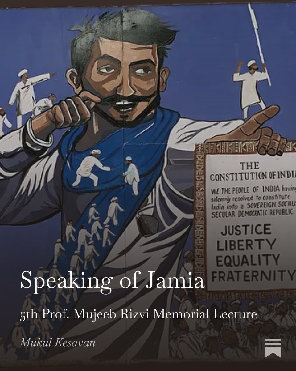 mukulkesavan's tweet photo. Speaking of Jamia: https://t.co/9Mp9zD47ur https://t.co/znPUQyFxqc