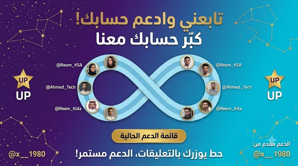 x__1980's tweet photo. الــدعــم للجميــع ومستمـــر
حــابــب أكبـــر حســابــاتكـــم 🚀
الكـــل يتــوجــه للمثبتـــة ويطبــق الشــروط:
1️⃣ اعجاب❤️
2️⃣ ريتويت🔄
3️⃣ تعليق💬
الــــدعـــم راح ينـــزل بعـــد 60 دقيقــــه احجز مقعـــدك الان⏰ https://t.co/zNbq7duW9L