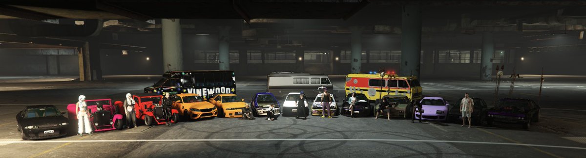 musashi_ima's tweet photo. 【#隠れ家GTA】
15日間ありがとうございました🦍
あっという間だったなぁ...

新兵として入ったはずが、ひょんなことから上官になったけど
署長や沢山の先輩方に教えて貰えて、新人バディとして二人三脚で成長する事ができました🥳

20台以上車所有してたのはやりすぎだったな🤫

またどこかで👋 https://t.co/I9DPwsdQpn
