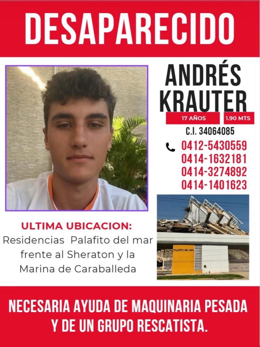 Riverols's tweet photo. Por favor, difundir. https://t.co/YwmeVltnVQ