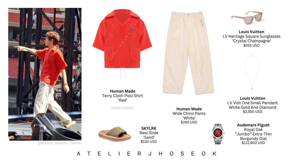 atelierjhoseok's tweet photo. 2026.06.27   j-hope | Soundcheck - BTS WORLD TOUR 'ARIRANG'

D-2 Riyadh Air Metropolitano Stadium 

#jhope #제이홉 #jhopefashion #HumanMade #LouisVuitton #AudemarsPiguet #SKYLRK 
#BTS #방탄소년단 #BTS_WORLDTOUR_ARIRANG https://t.co/vMbcXxjR7H