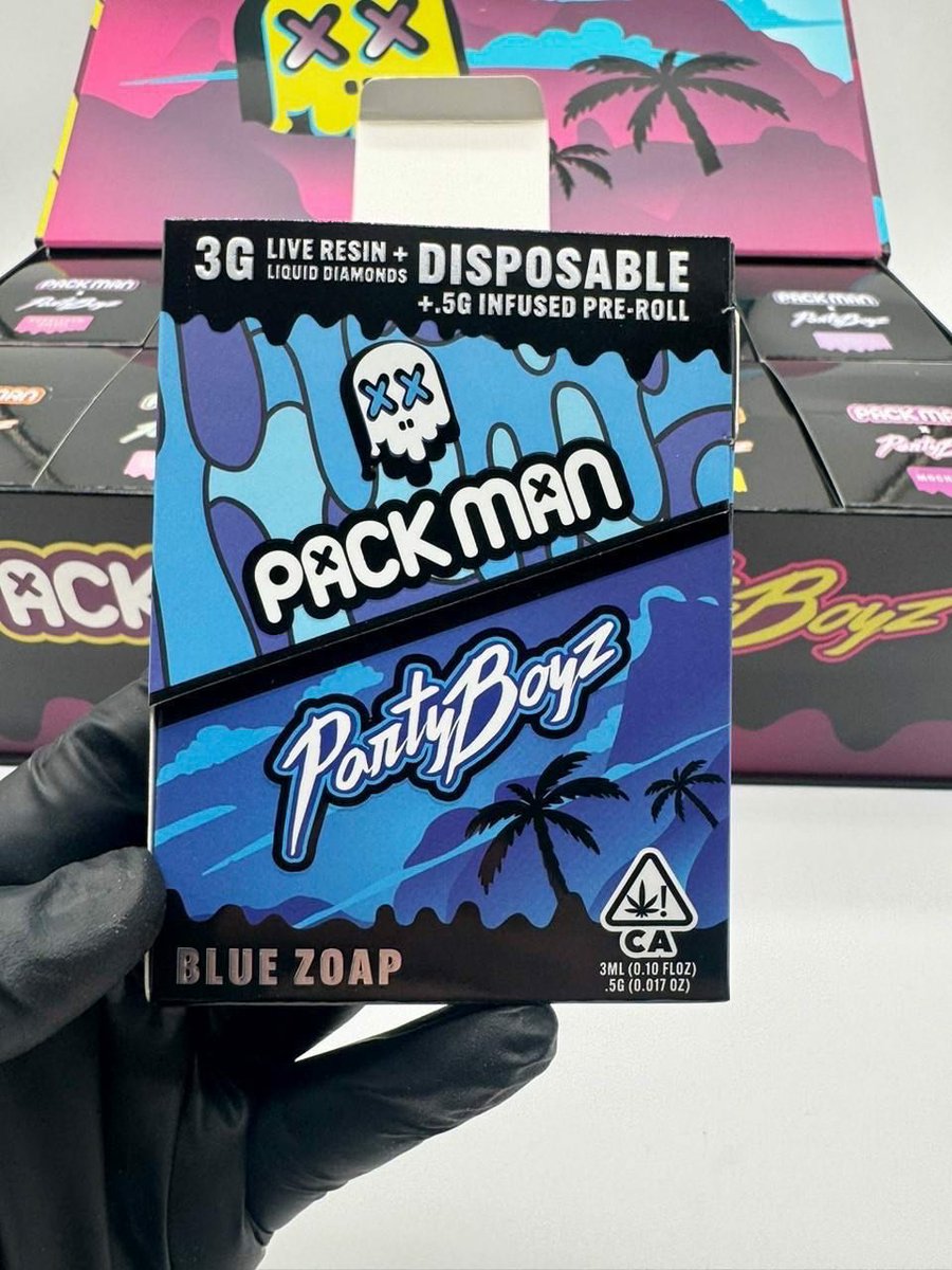 Netwrkdistro's tweet photo. 🚀Partyboyz x Packman 3g Dispo (Authentic)
 PB x PM Collab on a 3g dispo w/ a .5g preroll! ‼️💯

Catalog: https://t.co/aDy97eUX65 https://t.co/TdYWtcr38X