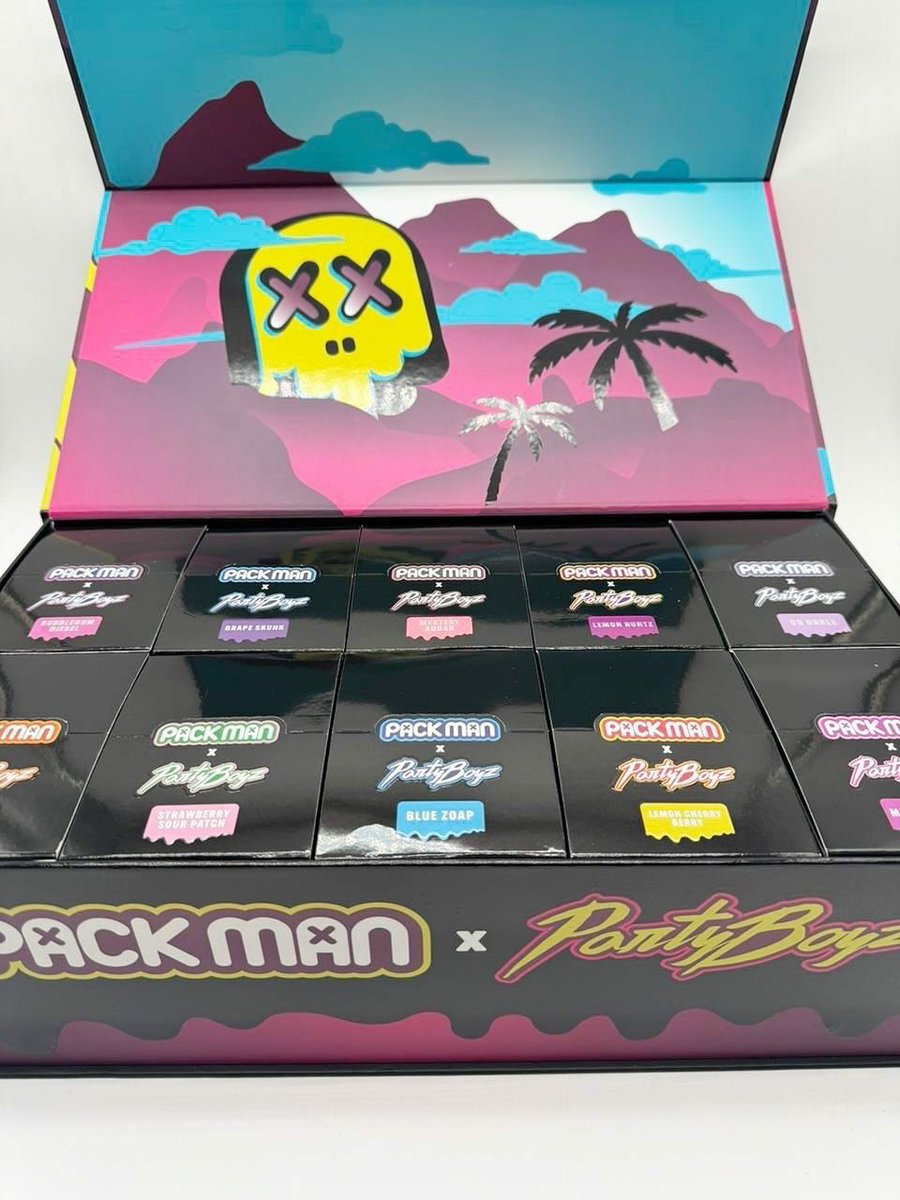 Netwrkdistro's tweet photo. 🚀Partyboyz x Packman 3g Dispo (Authentic)
 PB x PM Collab on a 3g dispo w/ a .5g preroll! ‼️💯

Catalog: https://t.co/aDy97eUX65 https://t.co/TdYWtcr38X