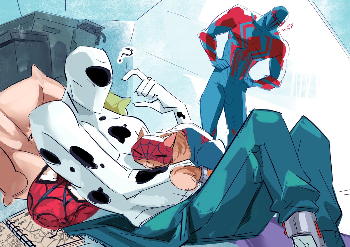 stitchedspider's tweet photo. Drawing The Spot every day until Beyond The Spider-Verse releases - Day 1013 https://t.co/mH1PaDYtdn