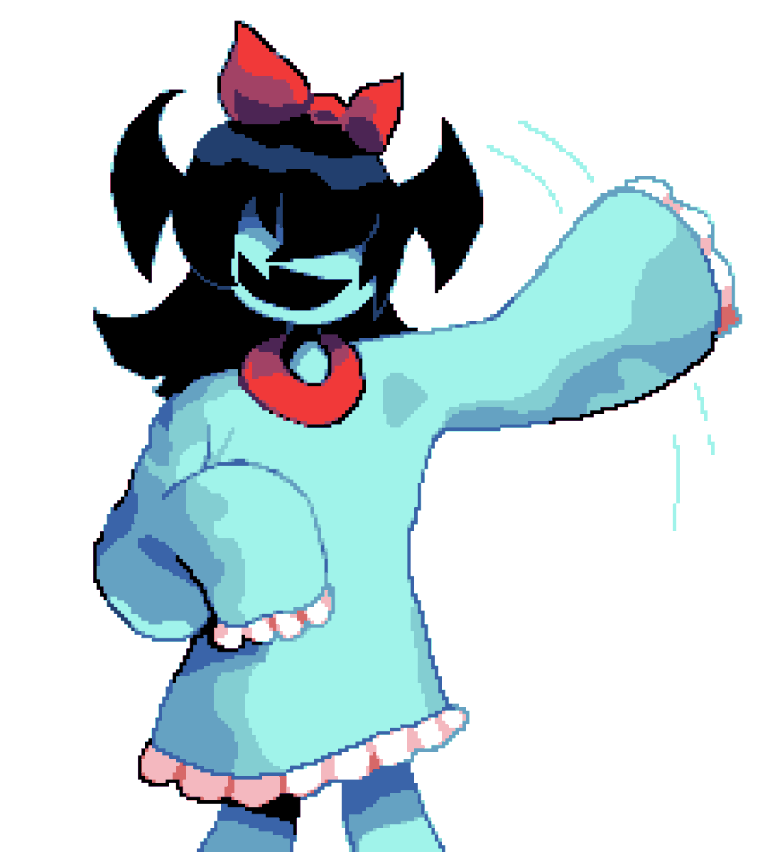 abbiesmal's tweet photo. i love aqua i love her i love her!!!!!
#deltarune #deltarunespoilers https://t.co/HNWctzG8T3