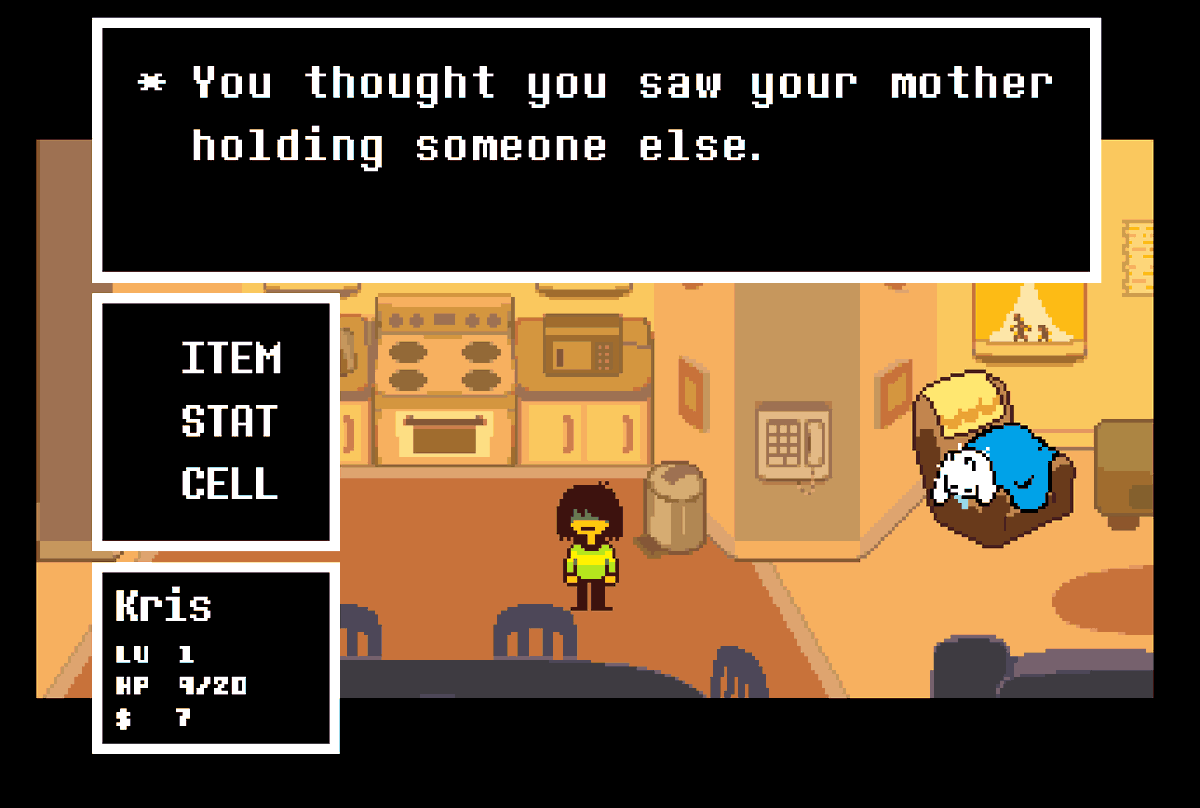 woolpen's tweet photo. // minor deltarune chapter 5 spoilers
using the shadow crystal at this point gives this dialogue https://t.co/MFAIDUjM4y