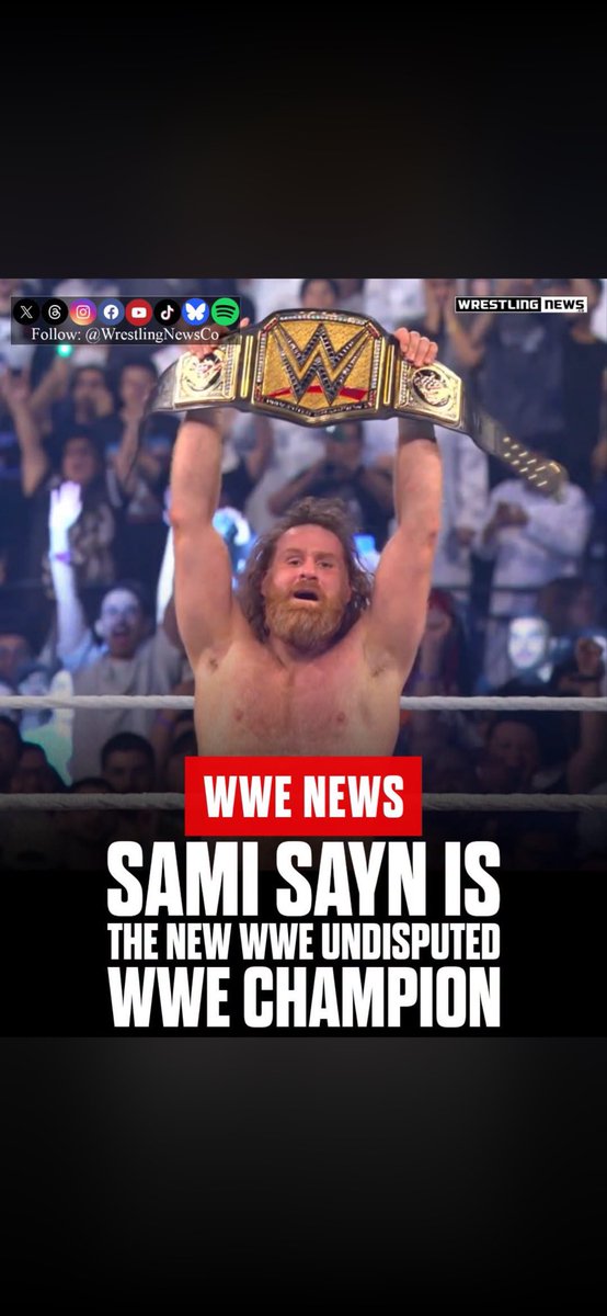 Chalupa_95's tweet photo. Sami did it!!! #WWENOC https://t.co/1c9yyWktaC