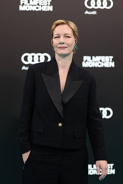 hullerupdates's tweet photo. [NEW] Sandra Hüller attends a premiere screening of Fatherland at FilmFest München, opening the festival.

📸 Getty Images https://t.co/twzTYp0wFy