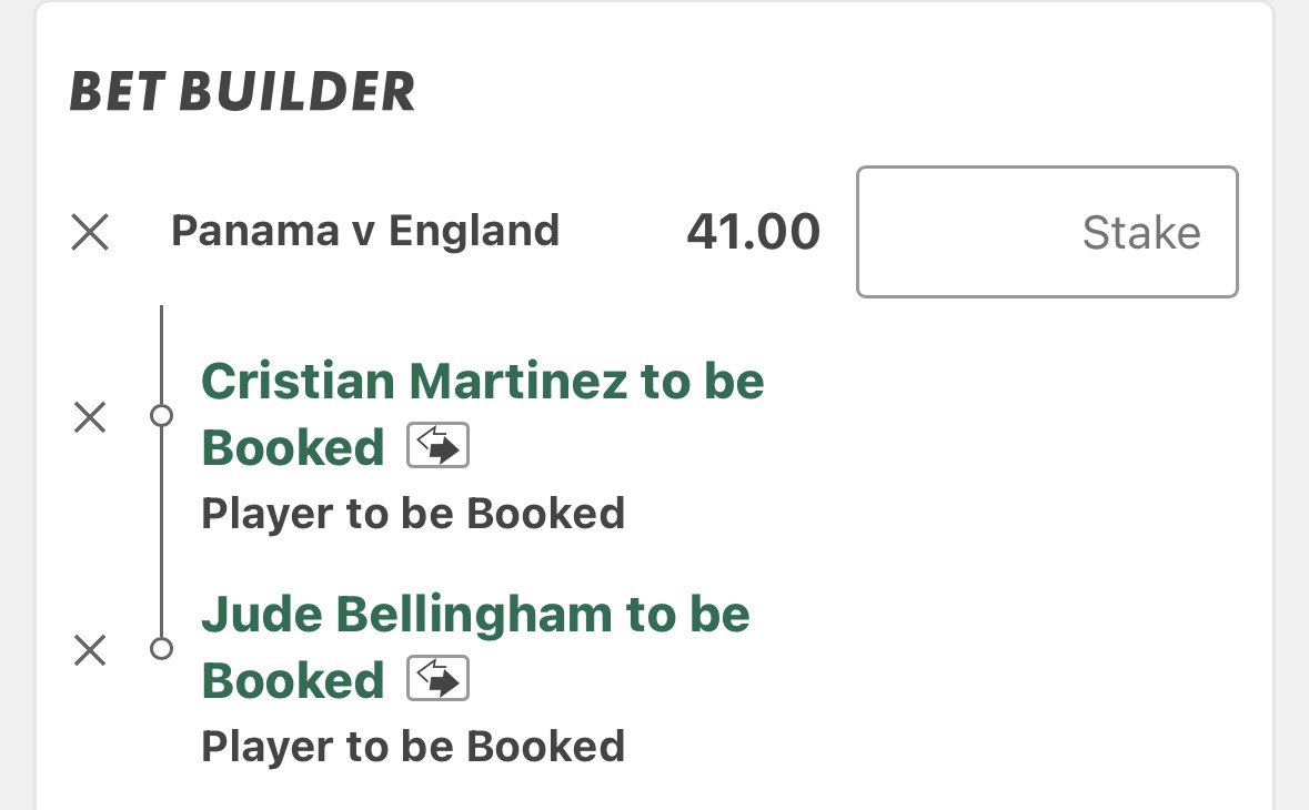 CustardCards's tweet photo. Panama 🇵🇦 v England 🏴󠁧󠁢󠁥󠁮󠁧󠁿 

1u each on the singles, 0.5u on the double. 

#PANENG

#WorldCup2026 #FIFAWorldCup2026 https://t.co/q0HK4mL1vq