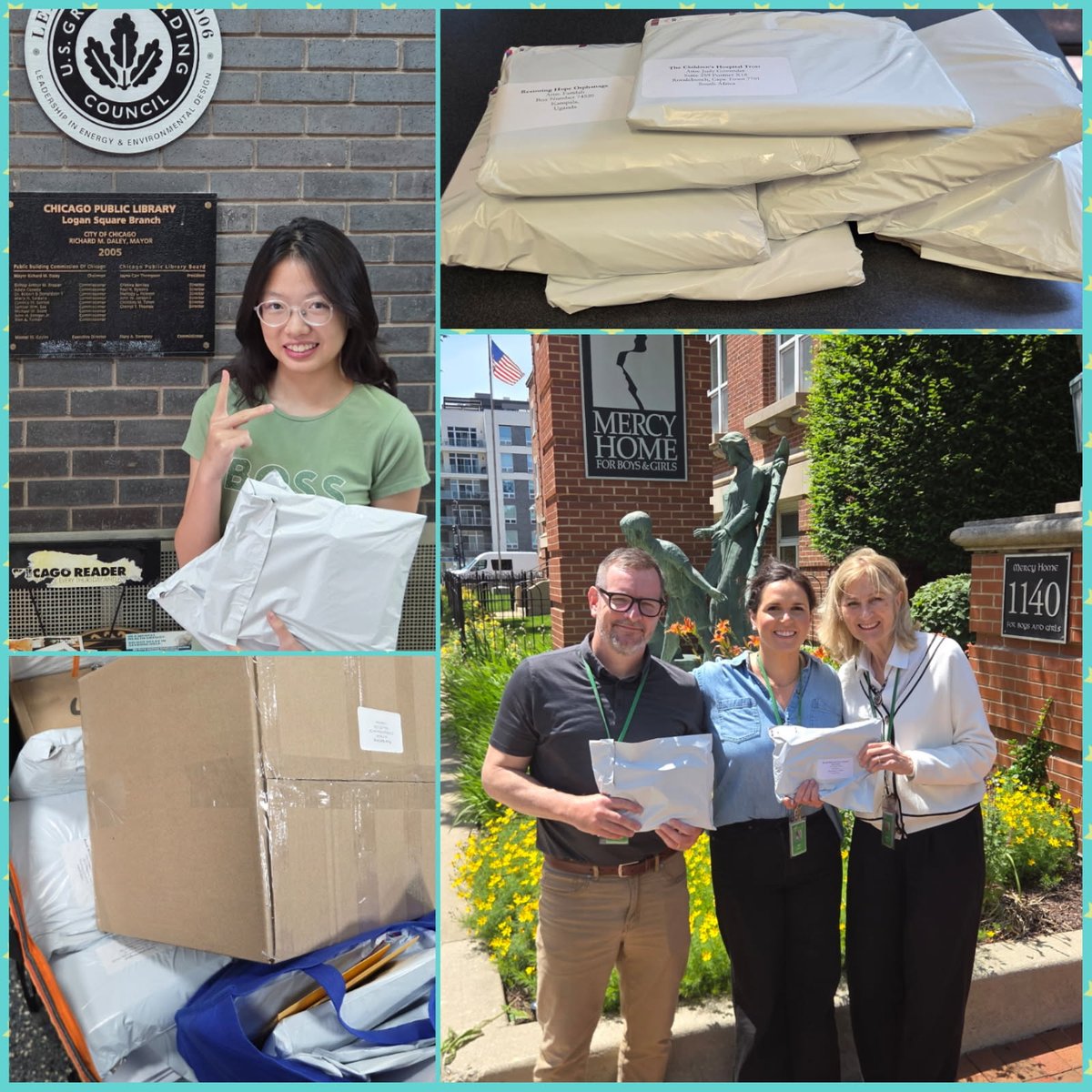 cardzforkidz's tweet photo. Thanks to our volunteers and @mercyhome, we sent 6,515 cards, bags, bookmarks, and artwork across 9 countries! #makingadifference #upliftingspirits #everycardcounts #givingback https://t.co/yidfCZwgU1