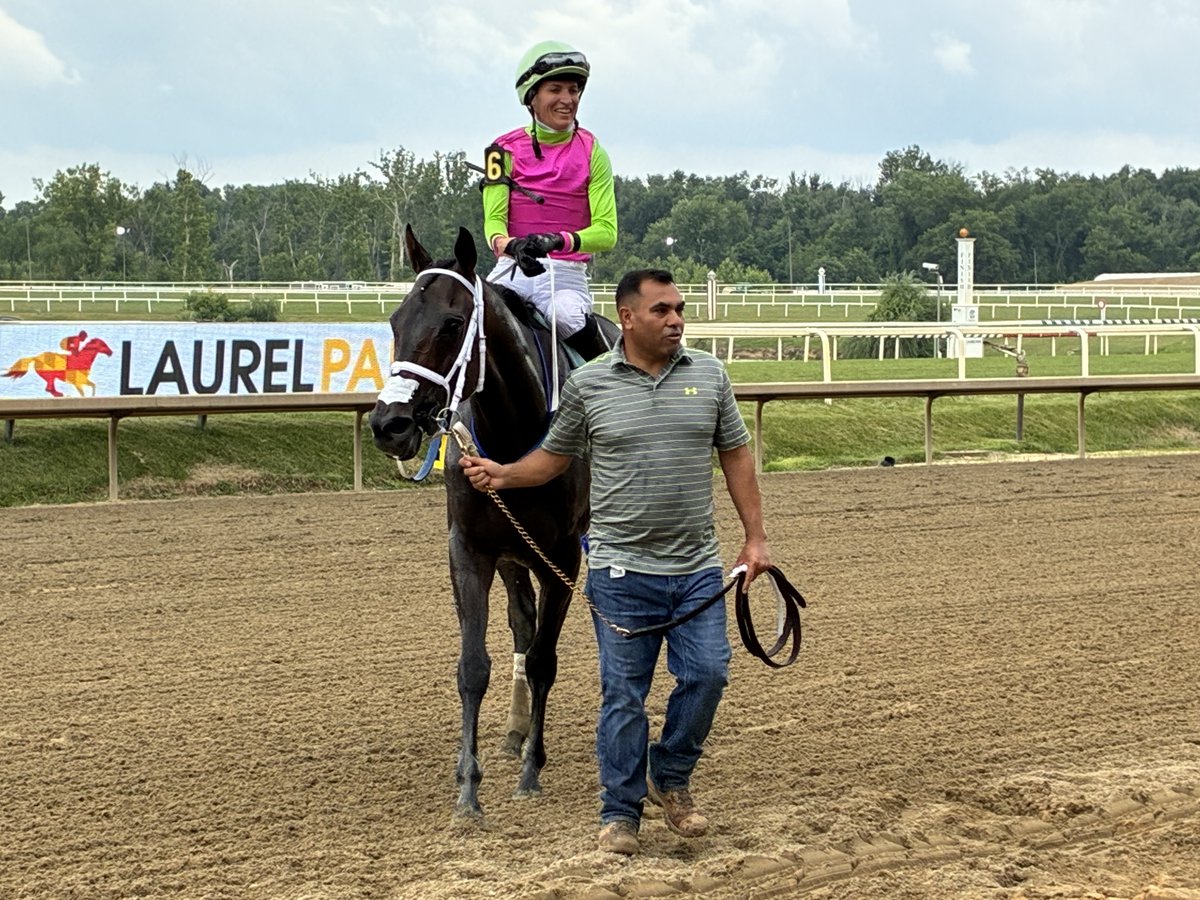 ScottWykoffWBAL's tweet photo. A nice score at @LaurelPark for @MarylandTB Barbadian Runner in the $125K Deputed Testamony with #ForestBoyce up for almost 5 decades trainer Henry Walters in the 1 1/8 race named for 1983 @PreaknessStakes winner for the Boniface family! What an effort by 2nd place Adero!
#Laurel https://t.co/ZRkXGlRgRN