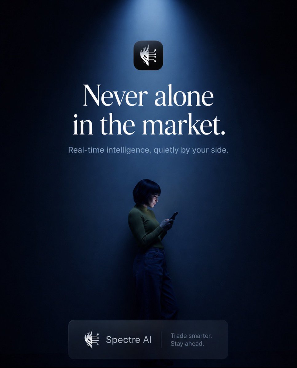 Spectre__AI's tweet photo. Spectre will always be with you. 

You will help you traverse the market. https://t.co/29NXHlt9xq