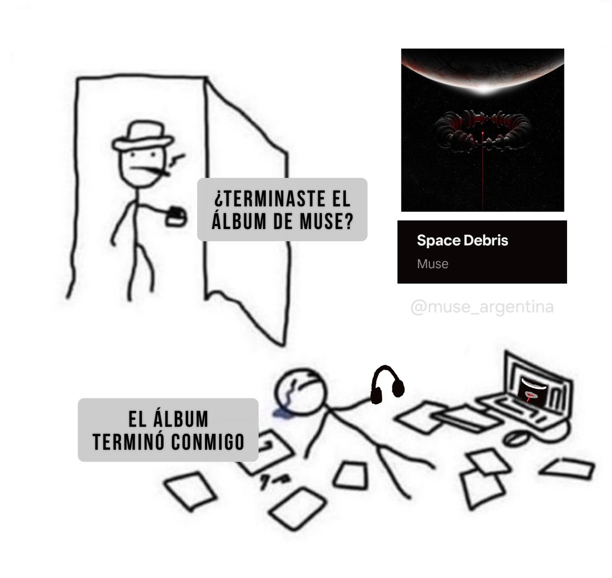 muse_argentina's tweet photo. Yo cuando se termina Space Debris
#TheWowSignal 😭💔 https://t.co/csvtpAsb1J