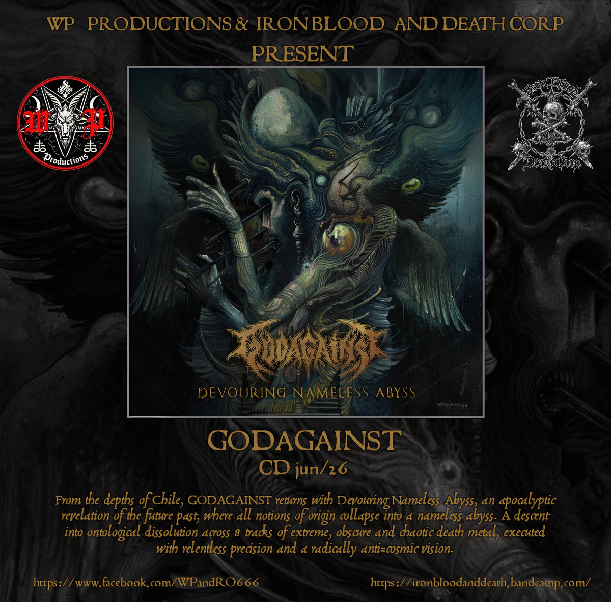 IronLabel2122's tweet photo. Our next release

GODAGAINST   Where Darkness Prevails 2026 https://t.co/c4eosf12RG via @YouTube https://t.co/XhESvjsNia