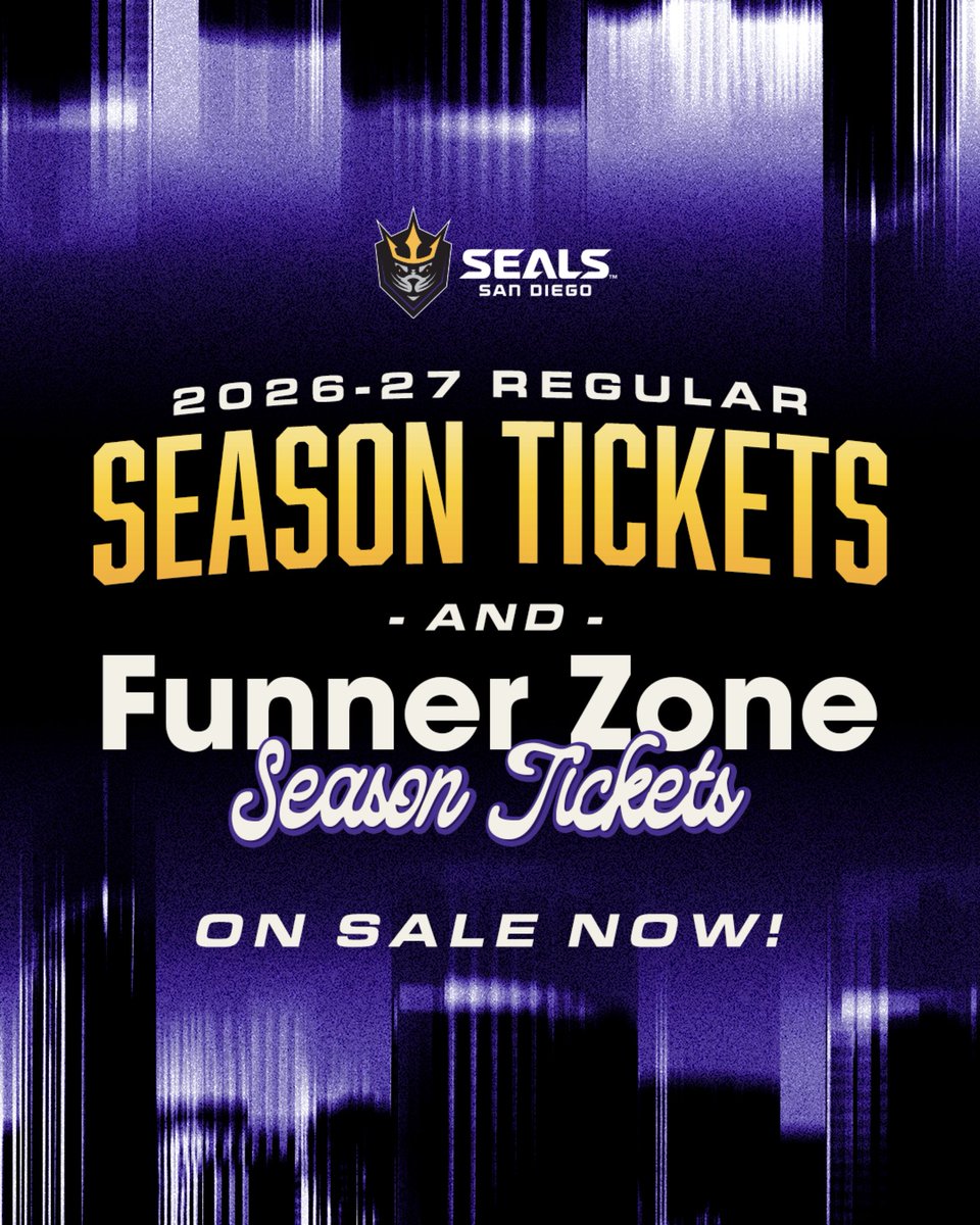 SealsLax's tweet photo. Season Ticket options for every game day vibe 🥍⚡️

🎟️ Season Tickets in bio https://t.co/8j8mOCsMmy