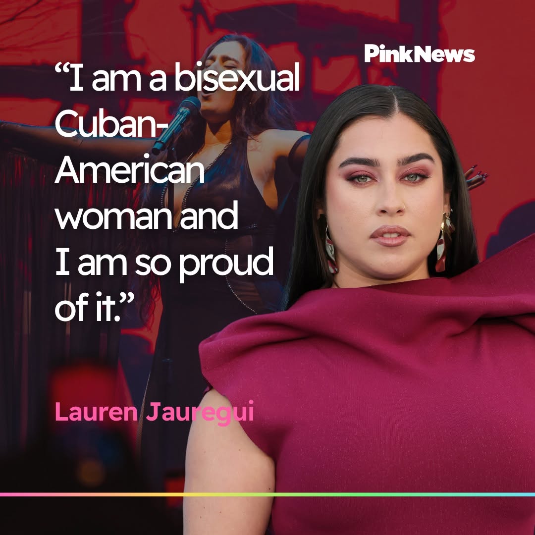 PinkNews's tweet photo. Happy birthday to Lauren Jauregui! 🎉

The American singer and songwriter rose to fame as a member of the best-selling girl group Fifth Harmony.

Jauregui, who is bisexual, used a 2016 open letter she wrote for the Hollywood Reporter to not only come out, but also shed light on the communities she’s proud to be a part of.

“I am a bisexual Cuban-American woman and I am so proud of it. I am proud to be part of a community that only projects love and education and the support of one another. I am proud to be the granddaughter and daughter of immigrants who were brave enough to leave their homes and come to a whole new world with a different language and culture and immerse themselves fearlessly to start a better life for themselves and their families,” Jauregui wrote.

📷 Getty