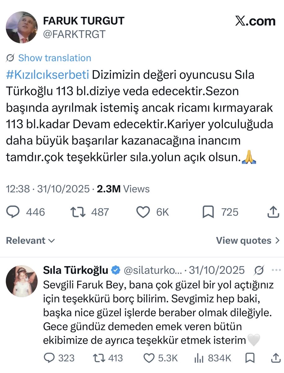 GedAmDon's tweet photo. A lot of the promotion was built around Sıla. Also, are we really supposed to applaud this statement now when last yr there was a completely different one full of gratitude? &amp; let’s remember - that was Faruk who wrote that tweet, not Sıla. What truth are you actually looking for? https://t.co/s5f2Su6bmP