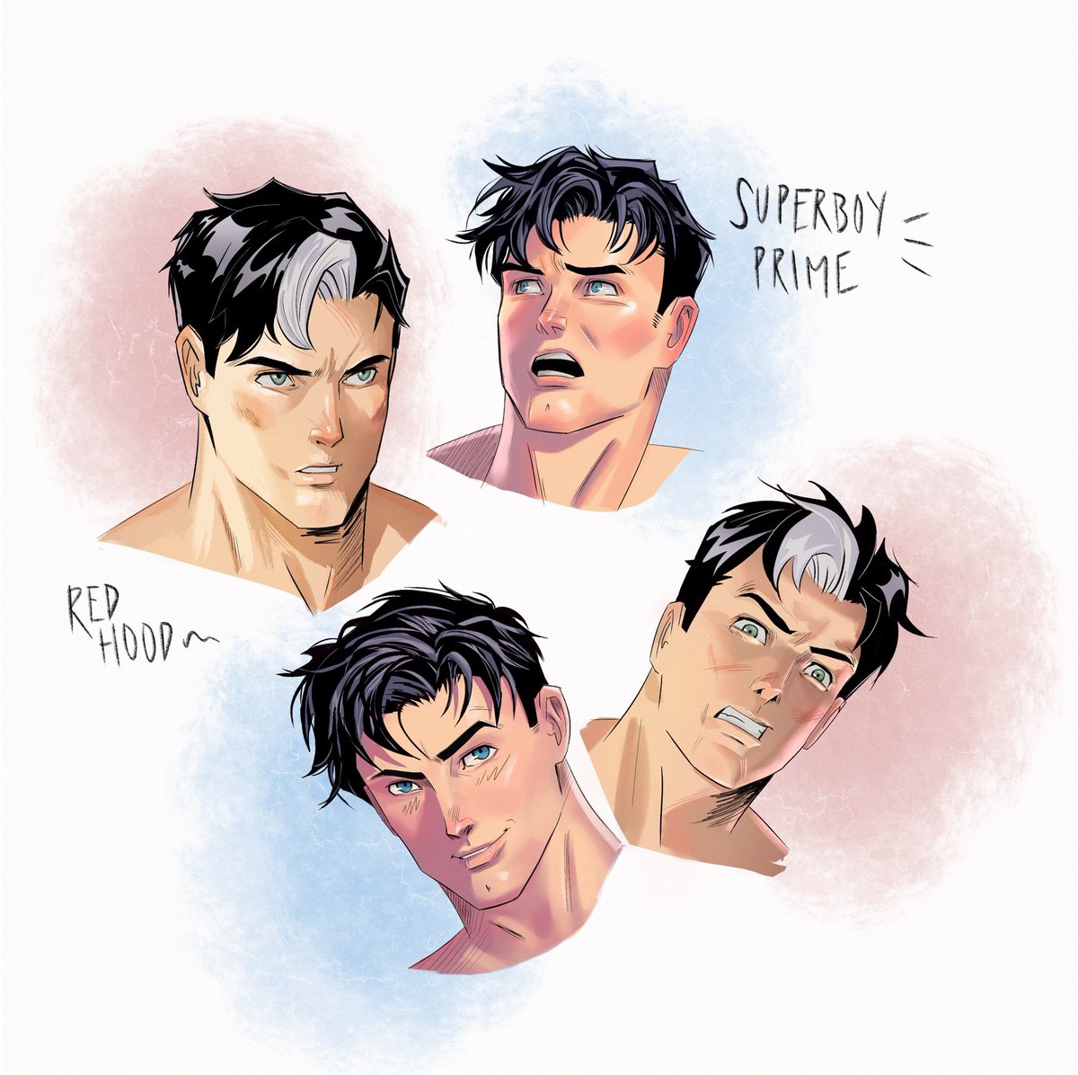 silkflounder's tweet photo. Love this version of superbat lmao. Here’s some #primehood, was studying the colorist’s style on their current ‘parent’ comics. IN LOVE w Alejandro Sánchez’s juicy saturated tones and Toney Morey’s fresh painterly clarity, learned so much from this exercise!! https://t.co/TuPi5HCXpM