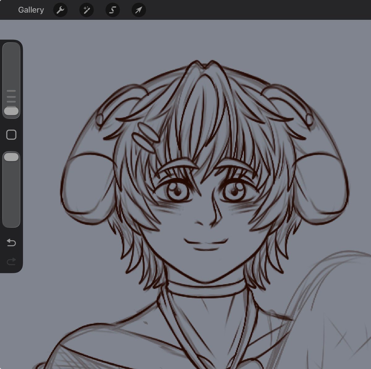 Foxgirl95_'s tweet photo. Idk who he is yet, but ain’t he cute! 🩵
#wip #oc #sketch #art #originalcharacter #newcharacter #artistoftwitter https://t.co/kHuIxXIh4u