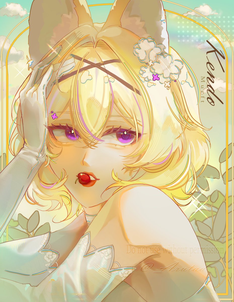 _Arutad's tweet photo. Sufrí con los colores pero me gusta como quedó 🍒

#KendoArt #WBNSArt https://t.co/Gy5Oic2T17
