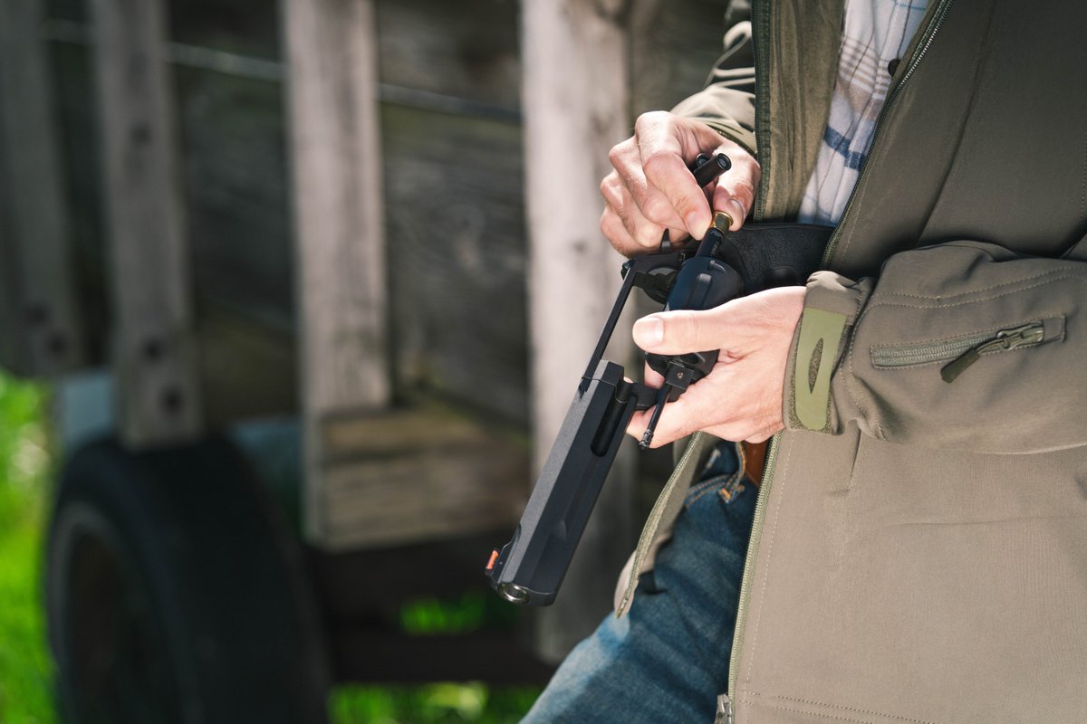 TaurusUSA's tweet photo. Whether you’re walking the property or spending time at the range, some revolvers just belong at your side.

#SundayGunday #TaurusJudge https://t.co/D2jhtA58ky